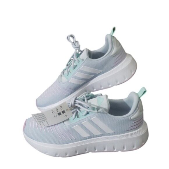 New Adidas Swift Run Kids Sneakers Size 7Y Girl Lightweight Everyday Running - Picture 1 of 11